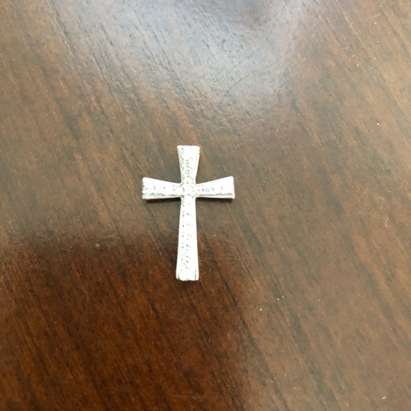 Diamond and White Gold Cross with 21 Diamonds